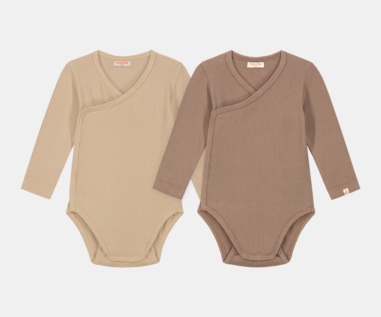 Bundel wikkelrompers lange mouw