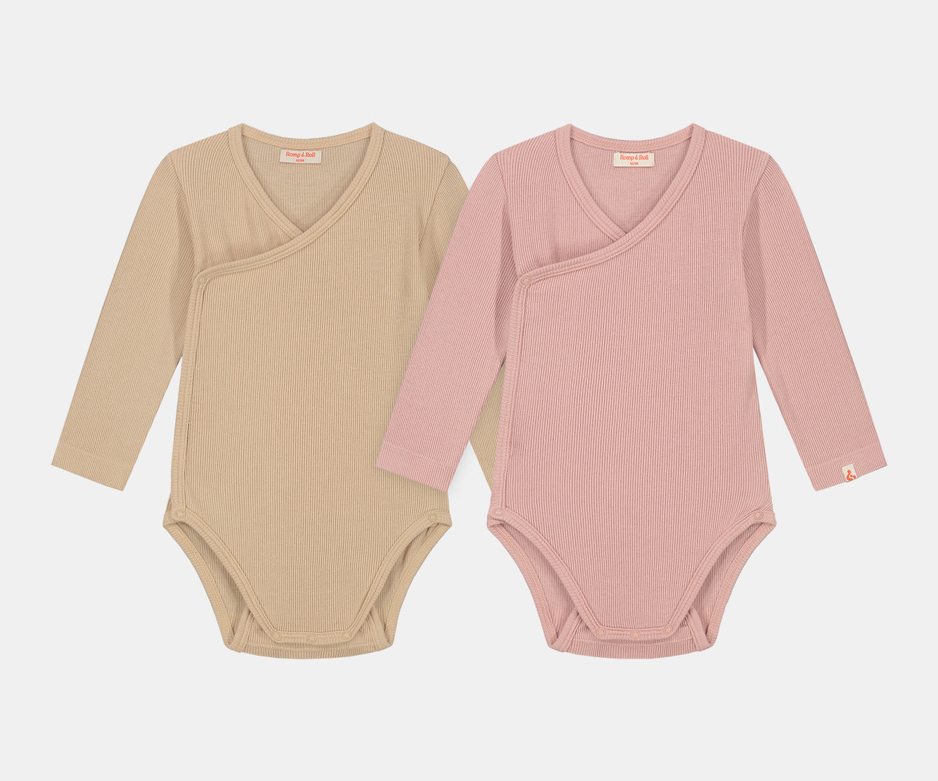 Bundel wikkelrompers lange mouw