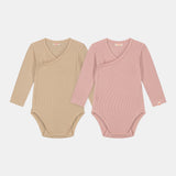 Bundel wikkelrompers lange mouw