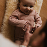 Wikkelromper lange mouw Blossom