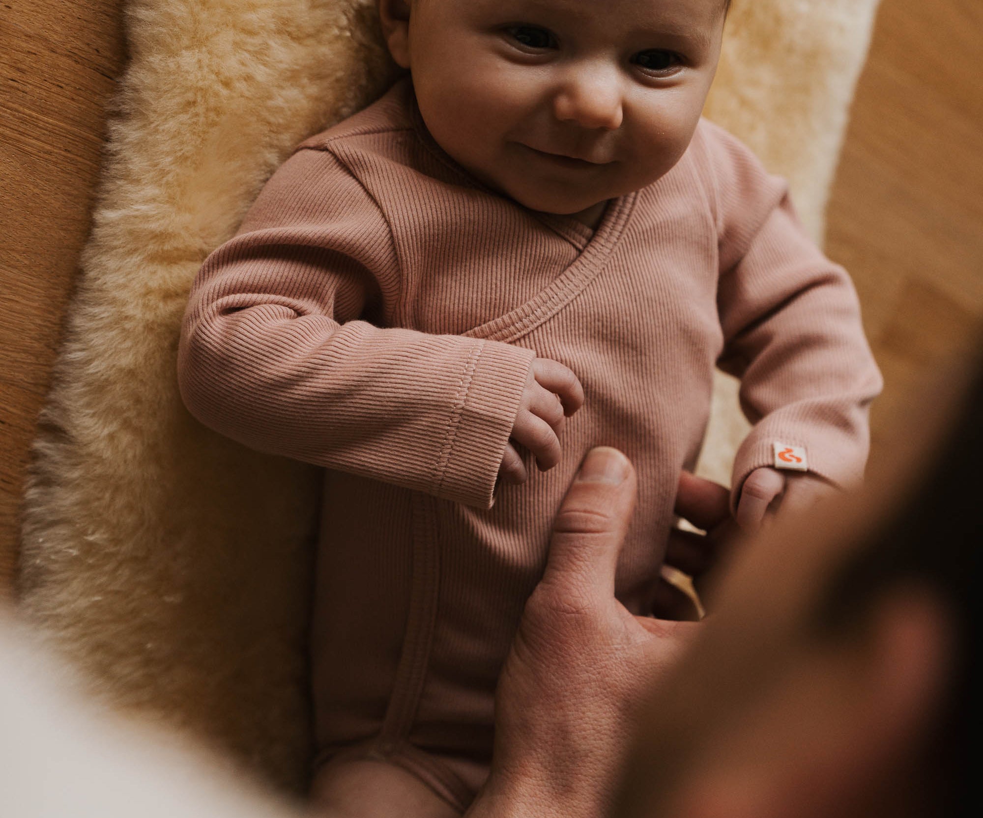 Wikkelromper lange mouw Blossom