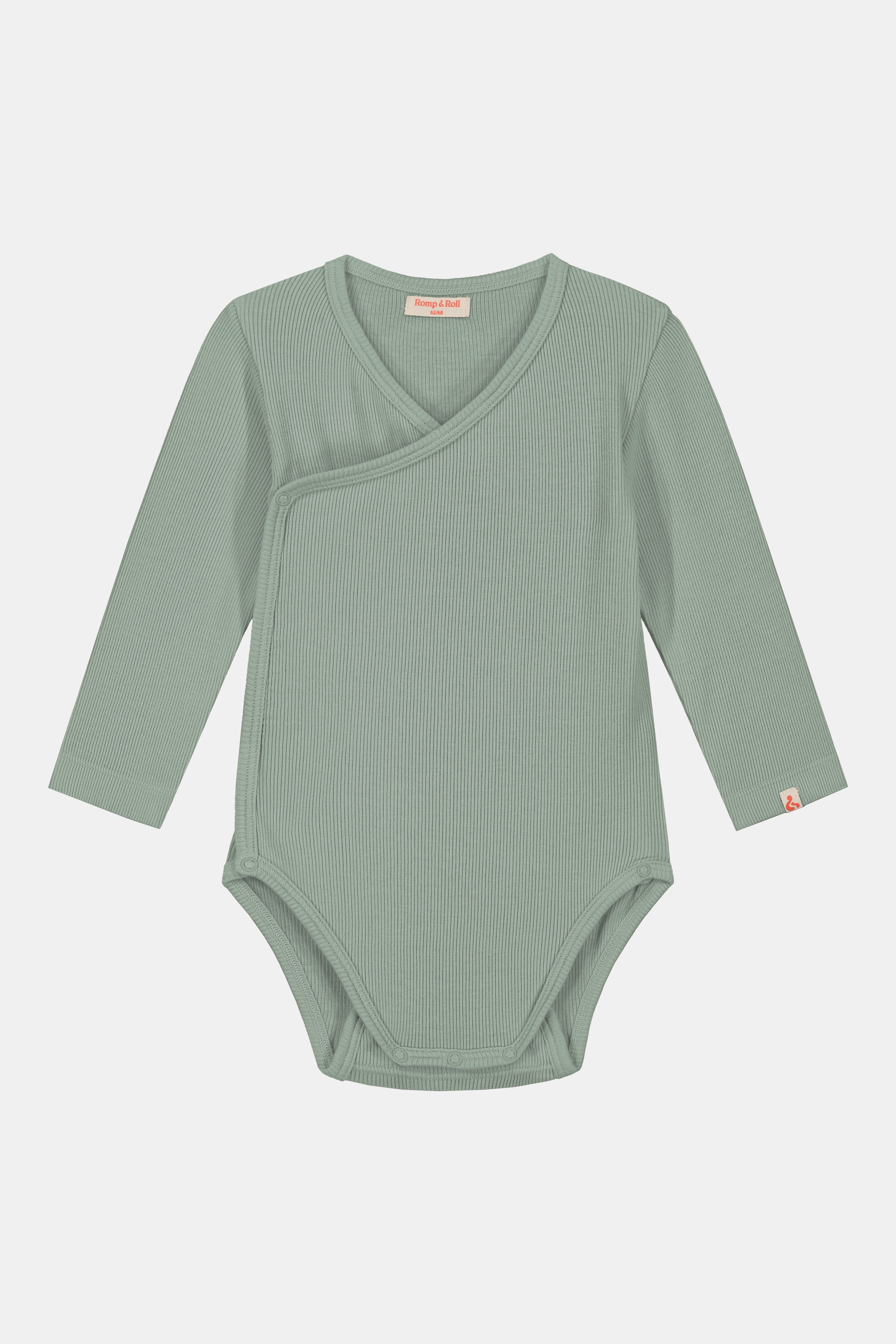Fold-over long sleeve | Sage – Romp & Roll