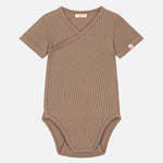 Wikkelromper korte mouw Woodland