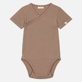 Wikkelromper korte mouw Woodland